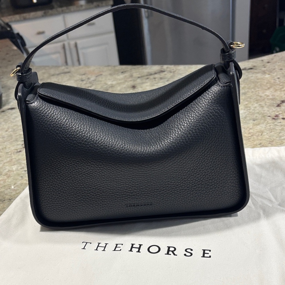 The Horse Clementine Dark Navy Leather Bag